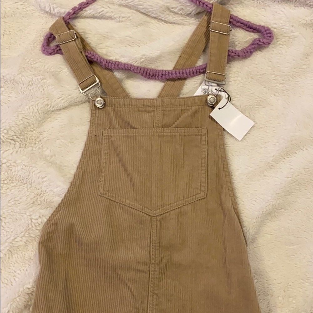 Courdoroy Romper in Tan